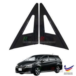 Toyota Wish AE20 (2nd Gen) 2009 Aerodynamic Front Triangle Side Window Mirror Cover (J's JS Racing Design)